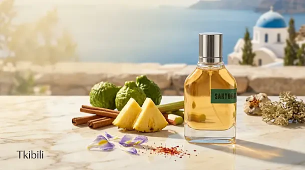 عطر SANTORINI: رحلة معقّدة من الحمضيات إلى الخشب
