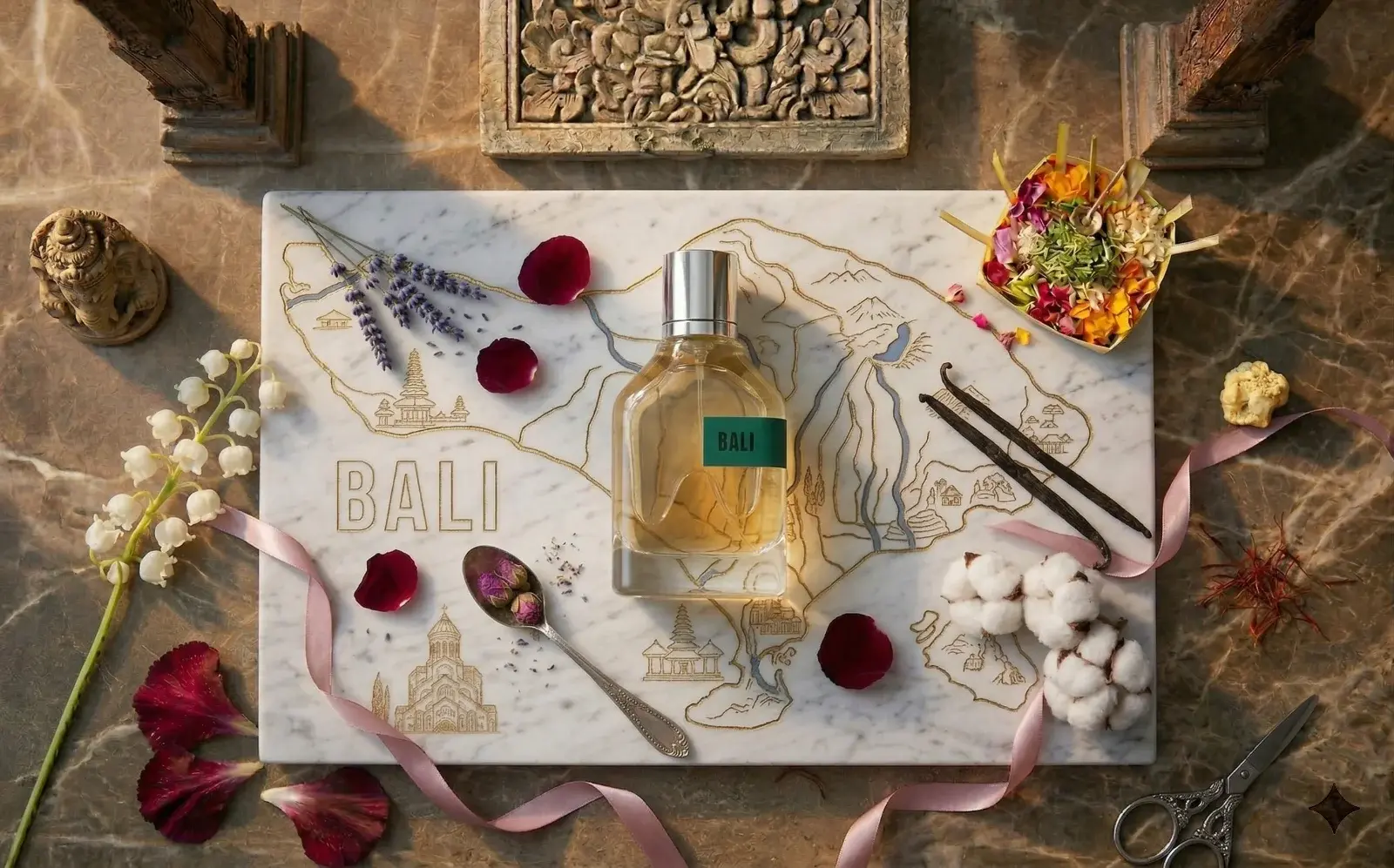 Bali perfume photoshoot